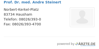 Prof dr med andre steinert