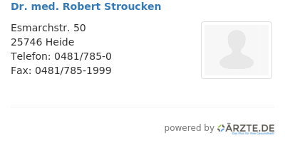 Dr med robert stroucken