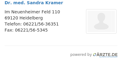 Dr med sandra kramer