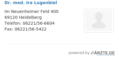 Dr med ira lugenbiel