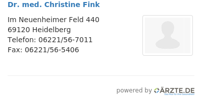 Dr med christine fink