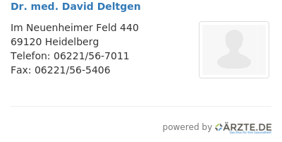 Dr med david deltgen