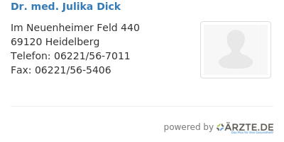 Dr med julika dick