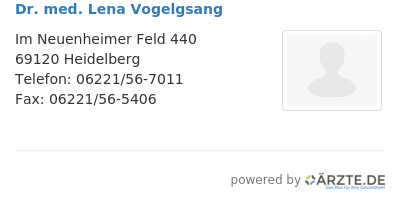 Dr med lena vogelgsang