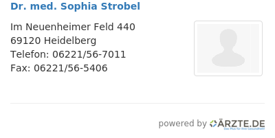 Dr med sophia strobel