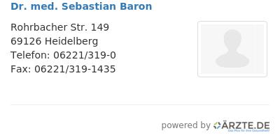 Dr med sebastian baron