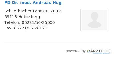 Pd dr med andreas hug