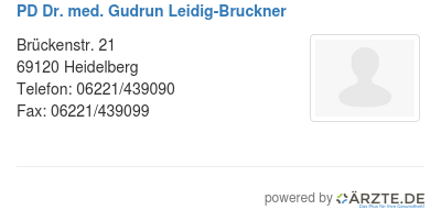Pd dr med gudrun leidig bruckner