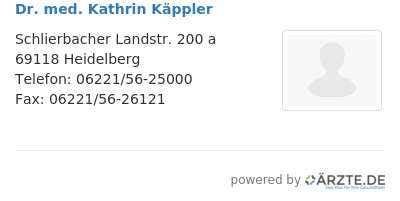 Dr med kathrin kaeppler
