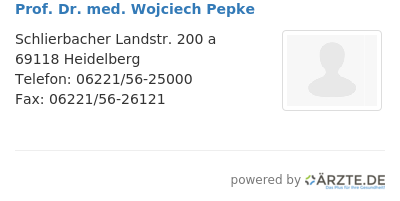 Prof dr med wojciech pepke