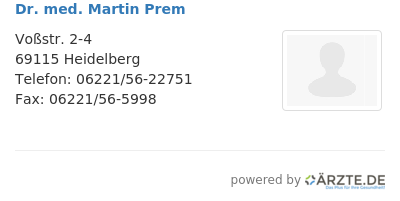 Dr med martin prem