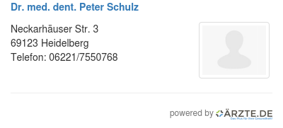 Dr med dent peter schulz 528010