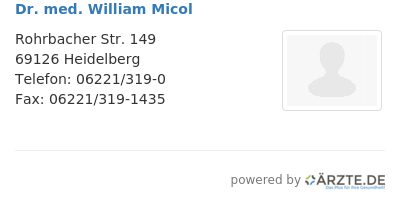 Dr med william micol