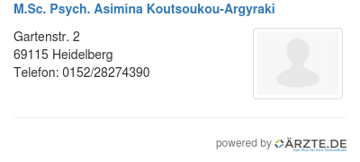 M sc psych asimina koutsoukou argyraki