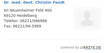Dr med dent christin fendt