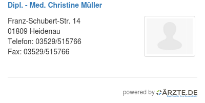 Dipl med christine mueller 253924