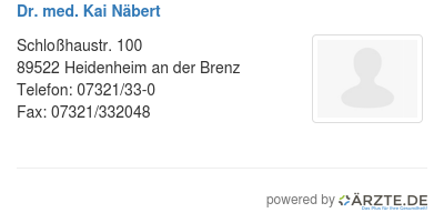 Dr med kai naebert
