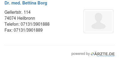 Dr med bettina borg