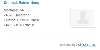 Dr med rainer haug