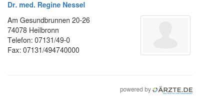 Dr med regine nessel