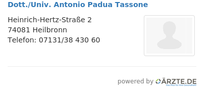 Dott univ antonio padua tassone