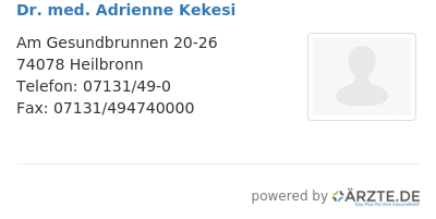 Dr med adrienne kekesi