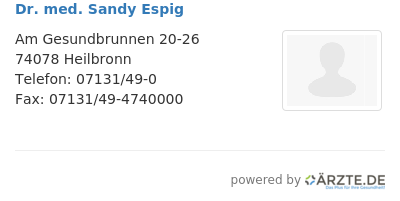 Dr med sandy espig