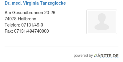 Dr med virginia tanzeglocke