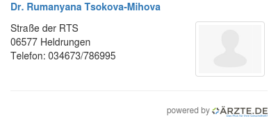 Dr rumanyana tsokova mihova