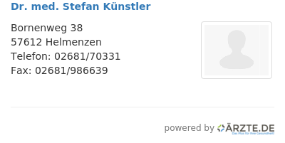 Dr med stefan kuenstler