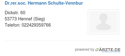 Dr rer soc hermann schulte vennbur