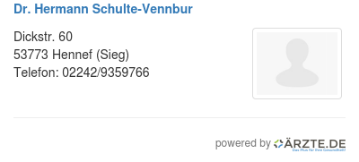 Dr hermann schulte vennbur