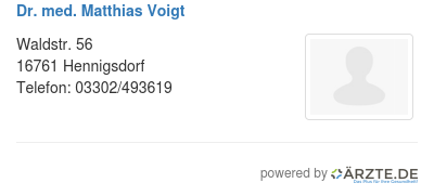 Dr med matthias voigt 255106