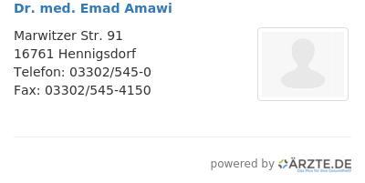 Dr med emad amawi