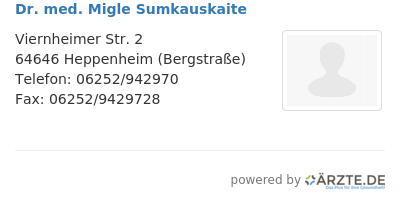 Dr med migle sumkauskaite