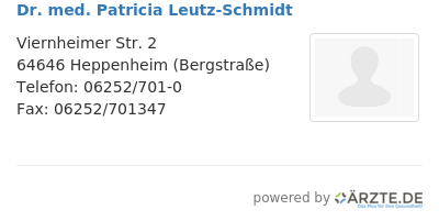 Dr med patricia leutz schmidt
