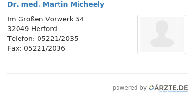 Dr med martin micheely