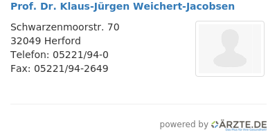 Prof dr klaus juergen weichert jacobsen