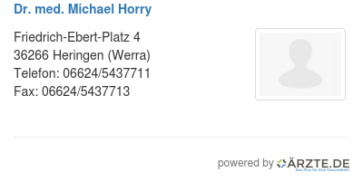 Dr med michael horry