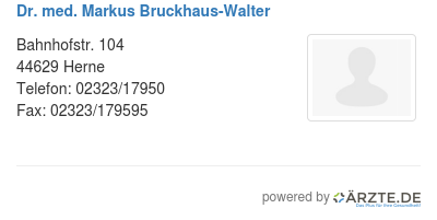 Dr med markus bruckhaus walter 532320