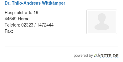 Dr thilo andreas wittkaemper