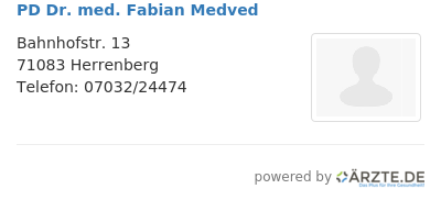 Pd dr med fabian medved