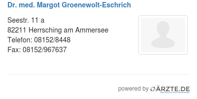 Dr med margot groenewolt eschrich
