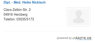 Dipl med heike nickisch