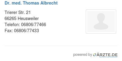 Dr med thomas albrecht 253464