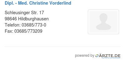 Dipl med christine vorderlind