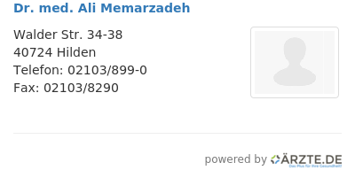 Dr med ali memarzadeh