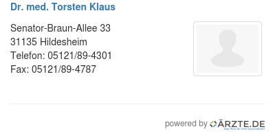 Dr med torsten klaus 560967
