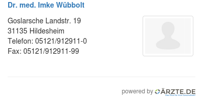 Dr med imke wuebbolt