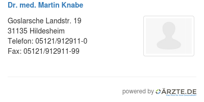 Dr med martin knabe